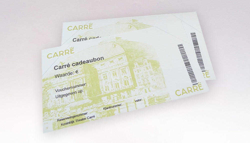 CARRÉ CADEAUKAART