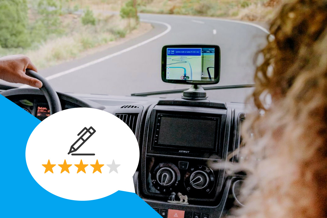 Post a review and win a TomTom Go