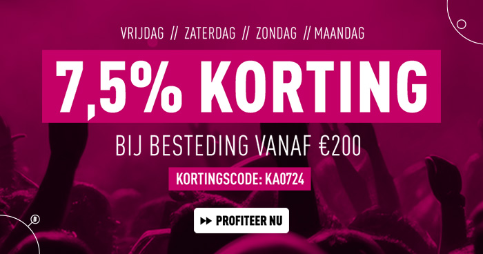 7,5% korting 