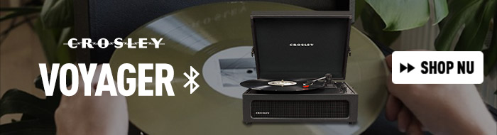 Crosley Voyager Black platenspeler met Bluetooth