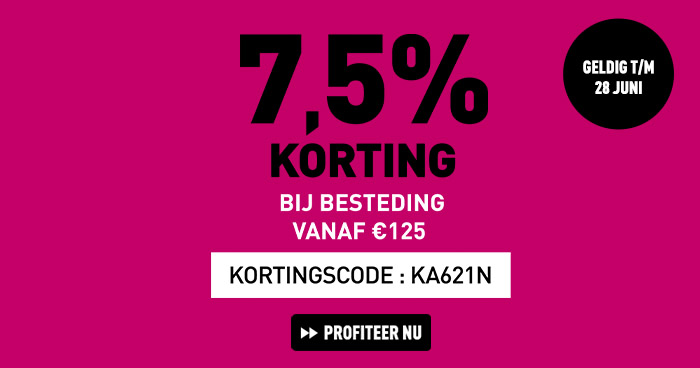 7,5% korting