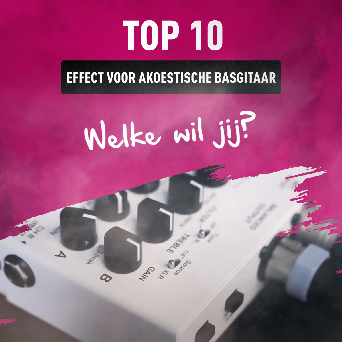 Effect voor akoestische basgitaar