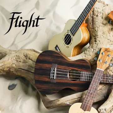 Flight ukeleles nu verkrijgbaar