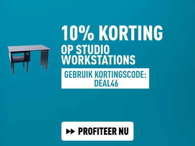 10% korting op studio workstations