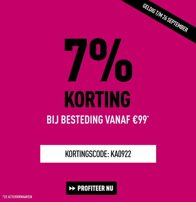 7% korting