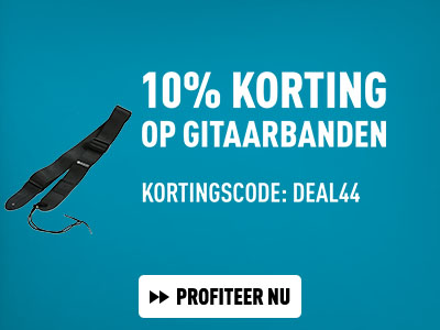 10% korting op Gitaarbanden