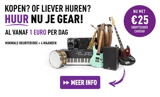 Muziekinstrumenten huren