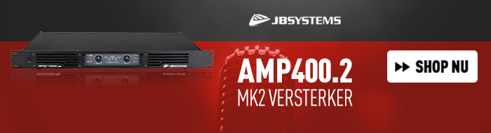 JB systems AMP400.2 Mk2 versterker 2x 450W @ 4 Ohm