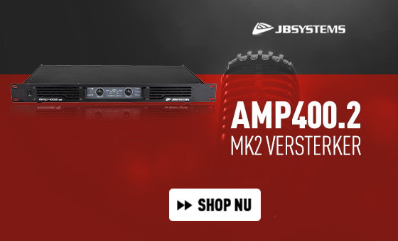 JB systems AMP400.2 Mk2 versterker 2x 450W @ 4 Ohm