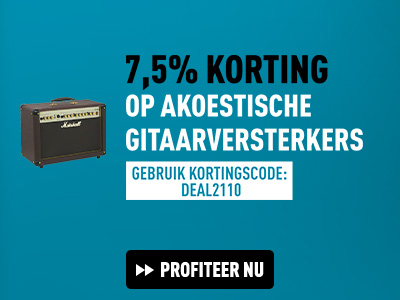 7,5% korting op akoestische gitaarversterkers