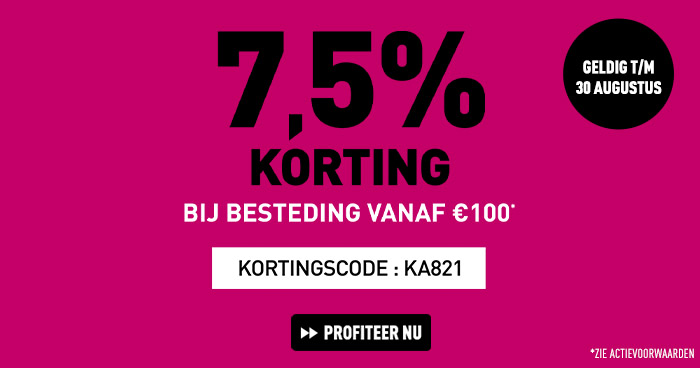 7,5% korting