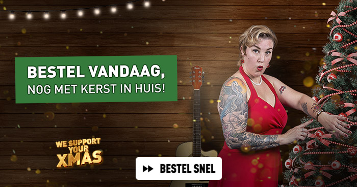 Bestel vandaag, nog met kerst in huis!