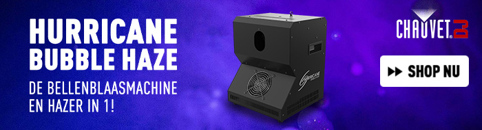  Chauvet DJ Hurricane Bubble Haze bellenblaasmachine en hazer 