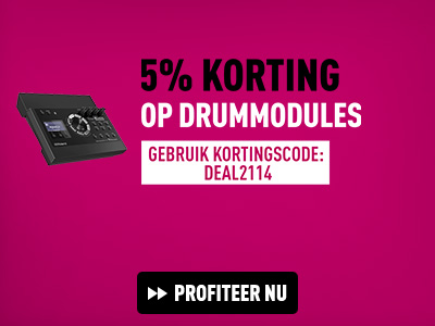 5% korting op drummodules