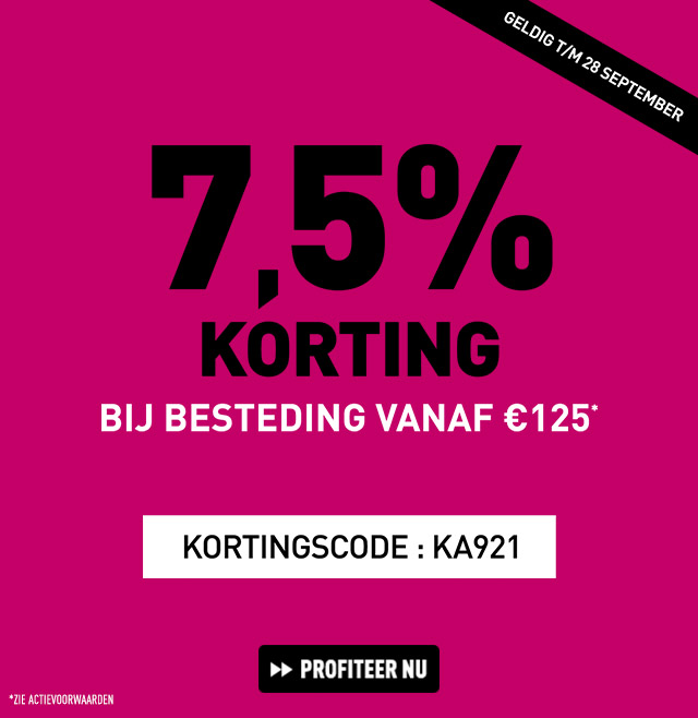 7,5% korting