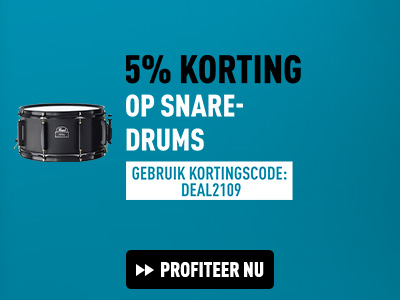 5% korting op snaredrums