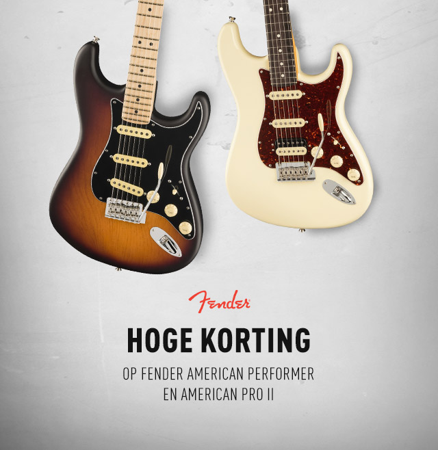 Dikke korting op Fender American Performer en American Pro II!