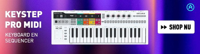 Arturia KeyStep Pro MIDI keyboard en sequencer