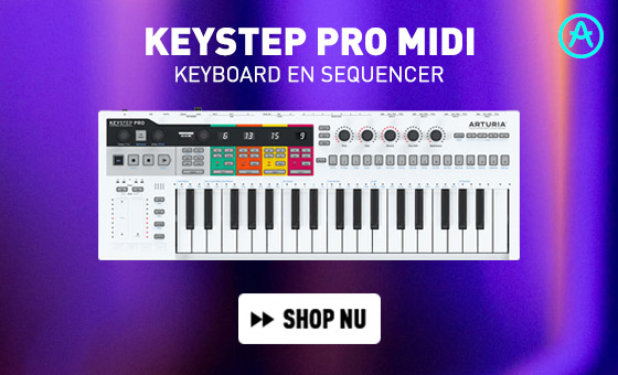 Arturia KeyStep Pro MIDI keyboard en sequencer