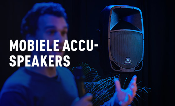 Mobiele accu-speakers