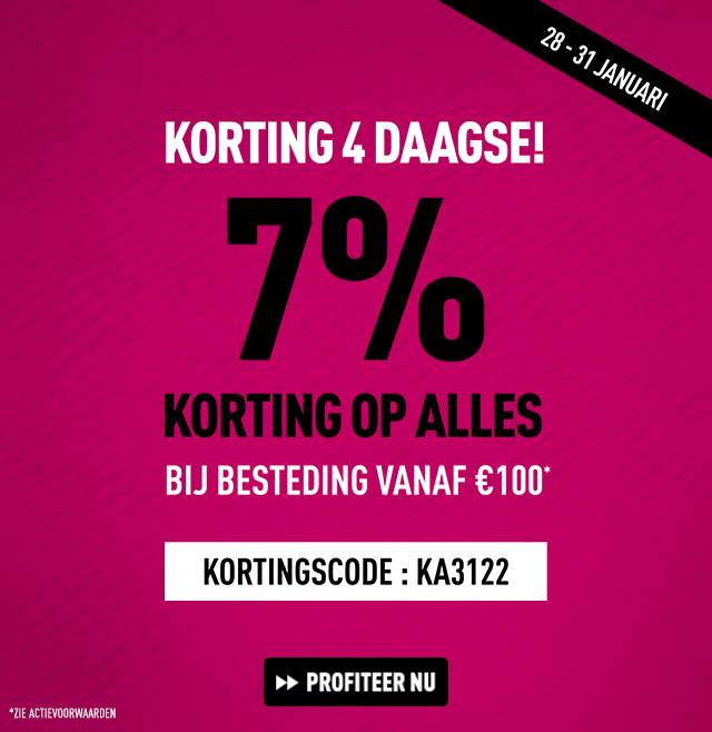 7% korting