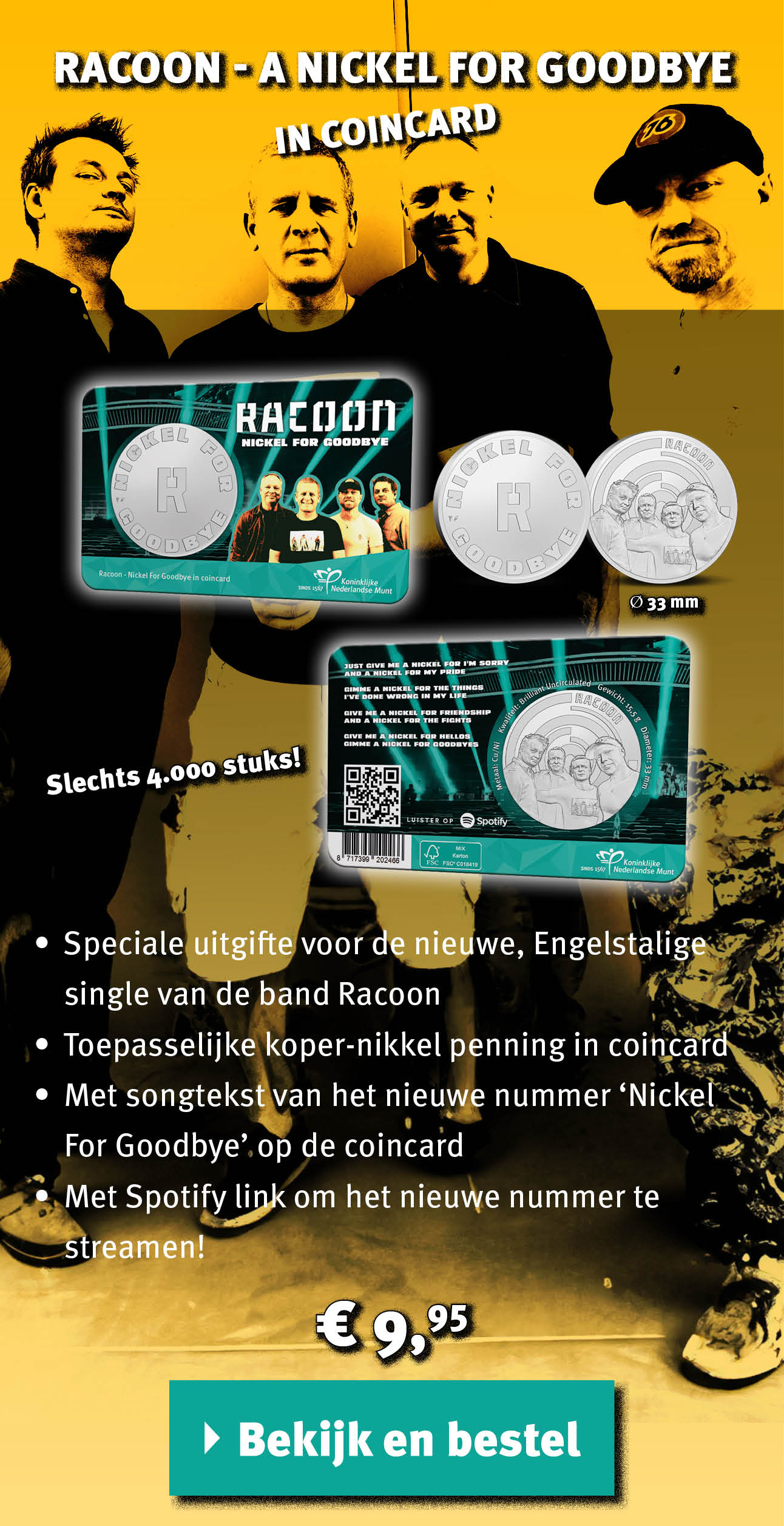 Bekijk en bestel: Racoon coincard