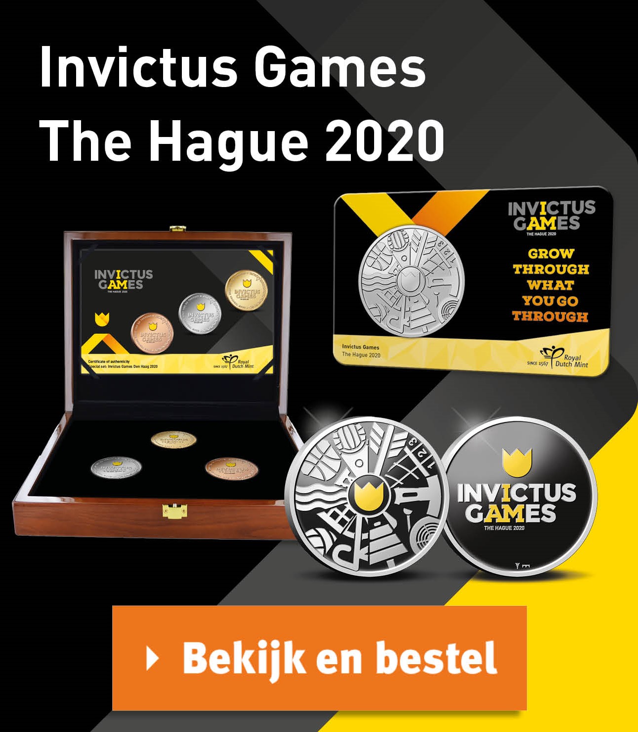 Bekijk en bestel: Invictus Games The Hague 2020 banner