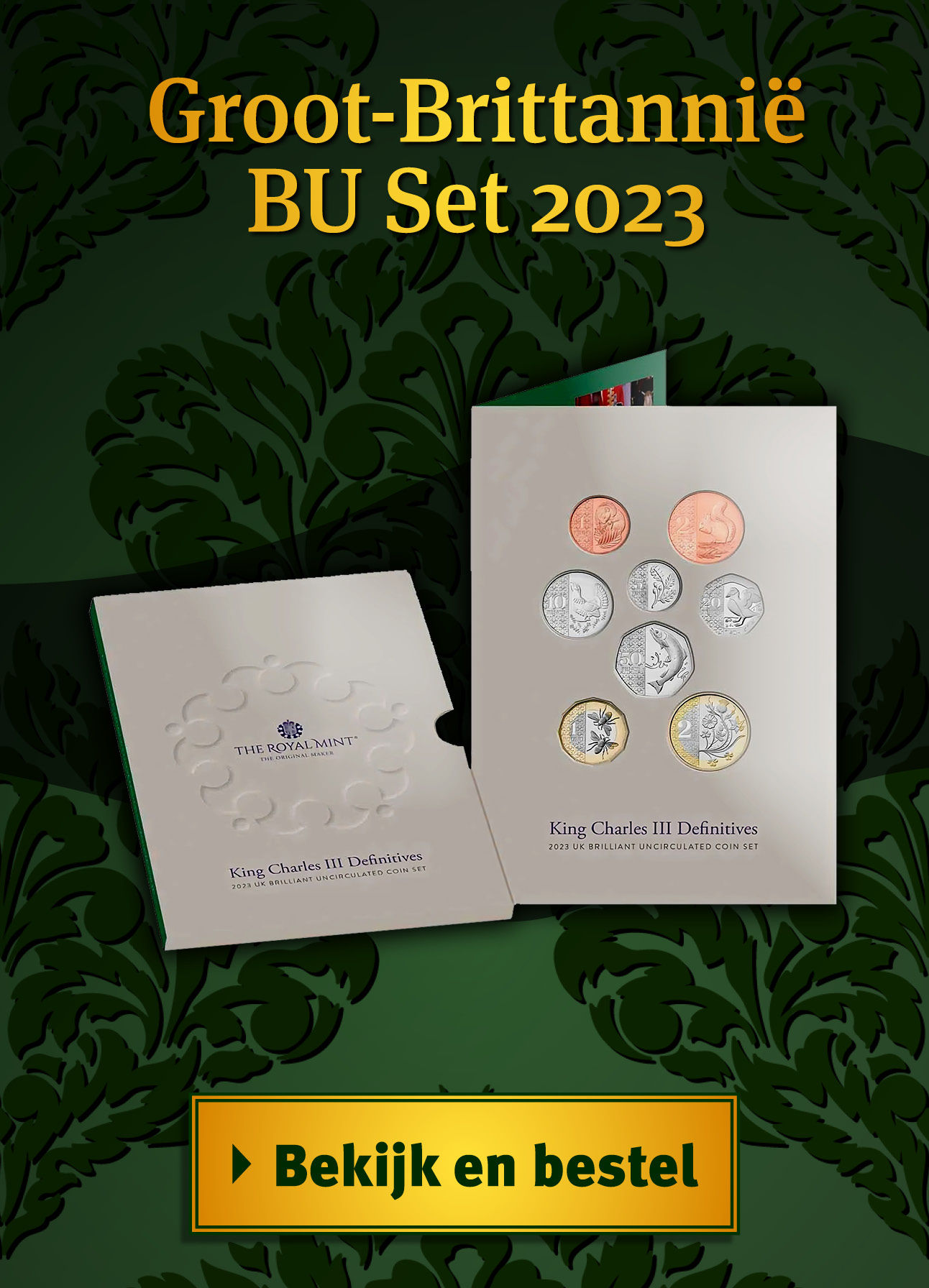 Bekijk en bestel: UK Brilliant Uncirculated Coin Set 2023