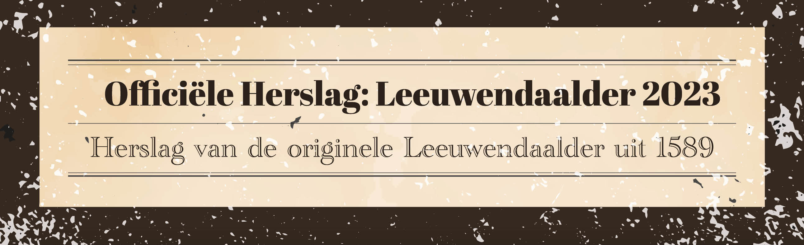 Bekijk en bestel: Officiële Herslag: Leeuwendaalders 2023 - West Friesland editie