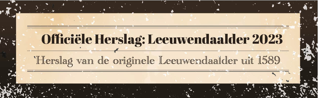 Bekijk en bestel: Officiële Herslag: Leeuwendaalders 2023 - West Friesland editie