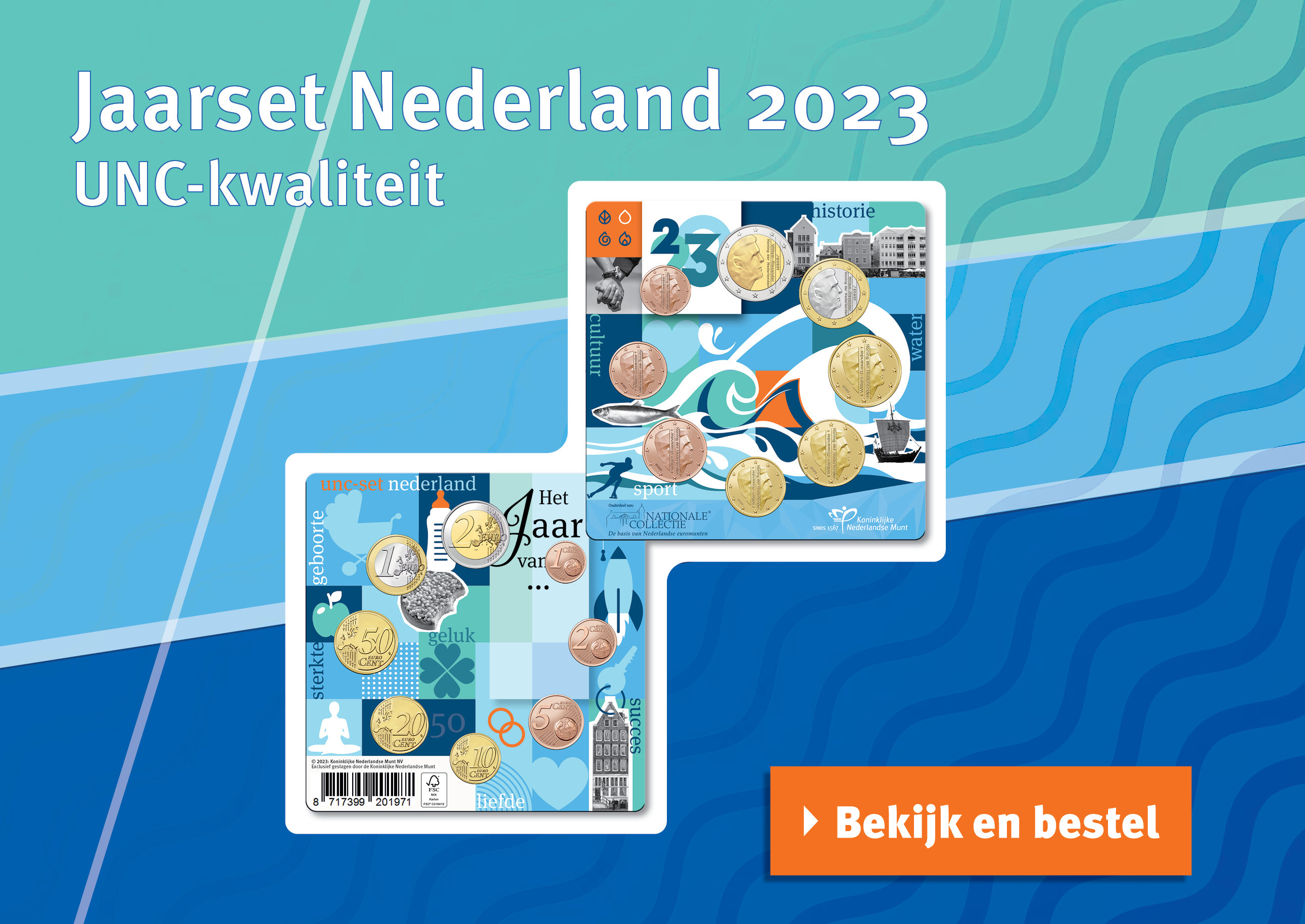 Bekijk en bestel: UNC Jaarset Nederlands 2023