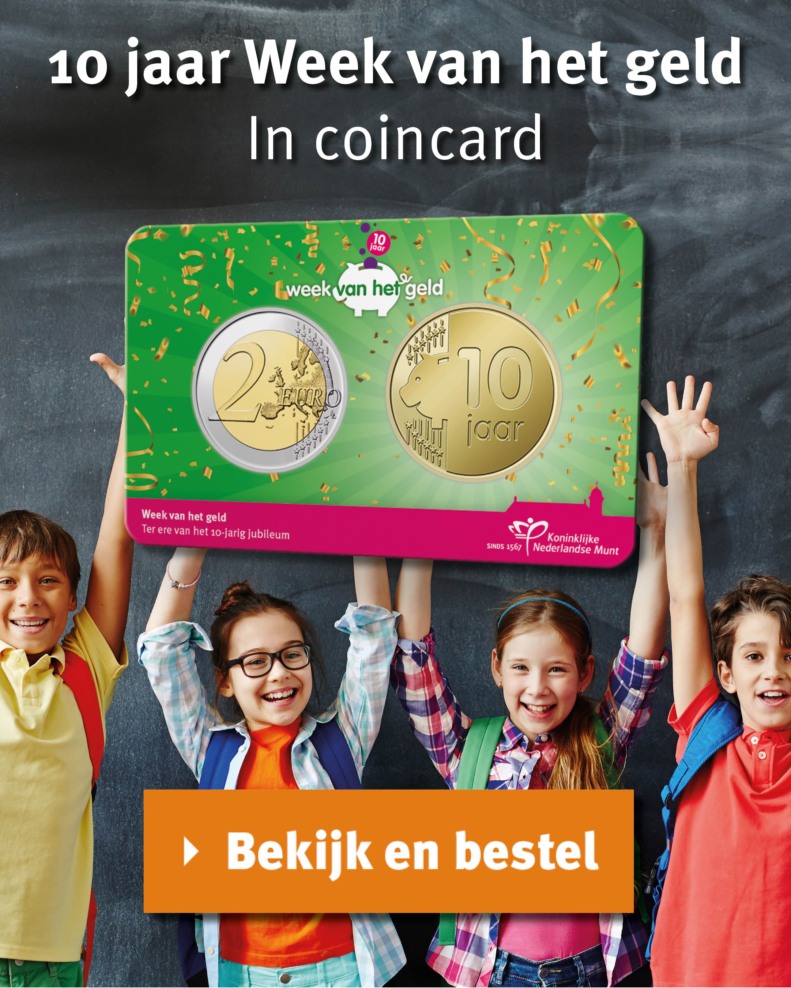 Bekijk en bestel: 10 jaar Week van het geld in coincard