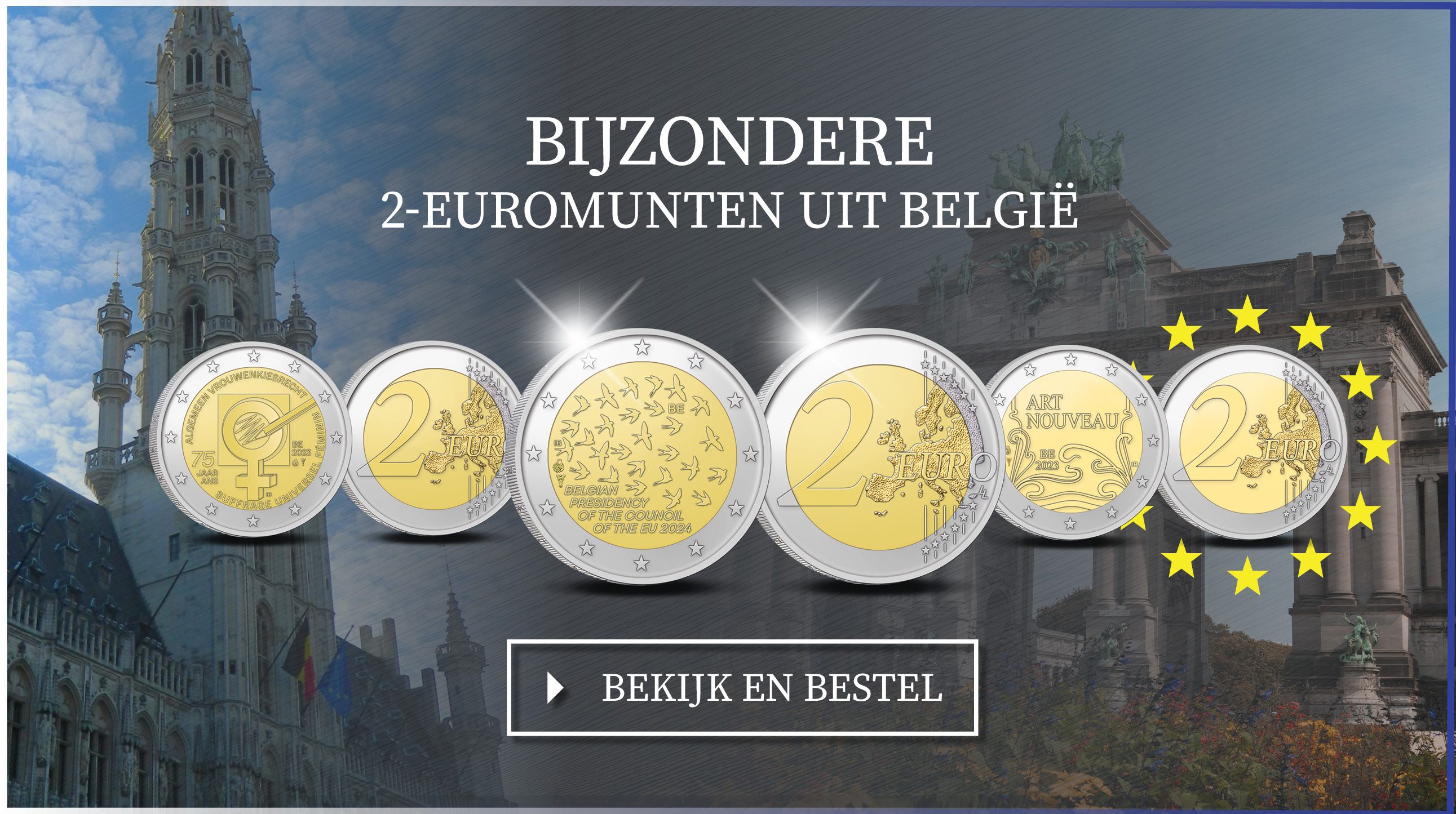 Bekijk en bestel: 2-Euromunten