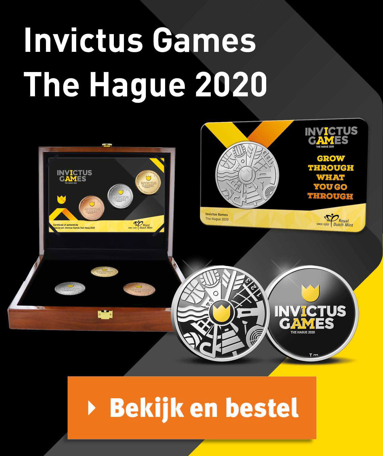 Bekijk en bestel: Invictus Games coincard