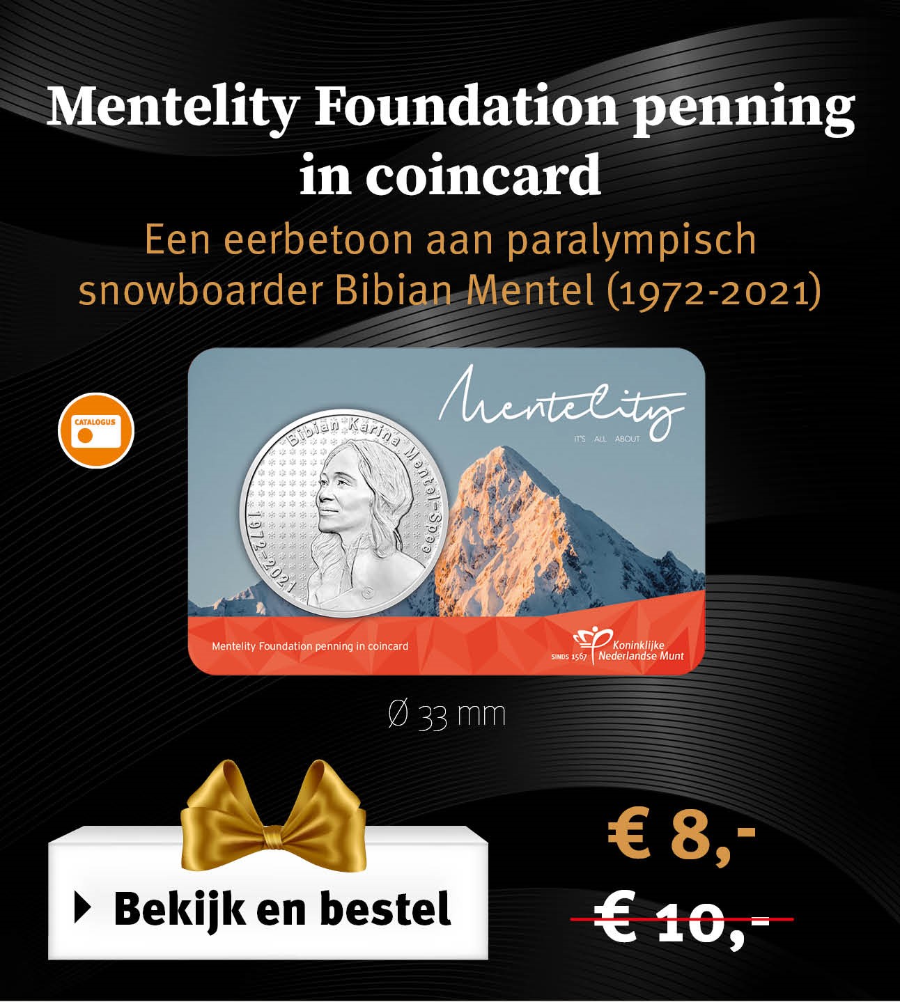Bekijk en bestel: Mentelity Foundation penning in coincard