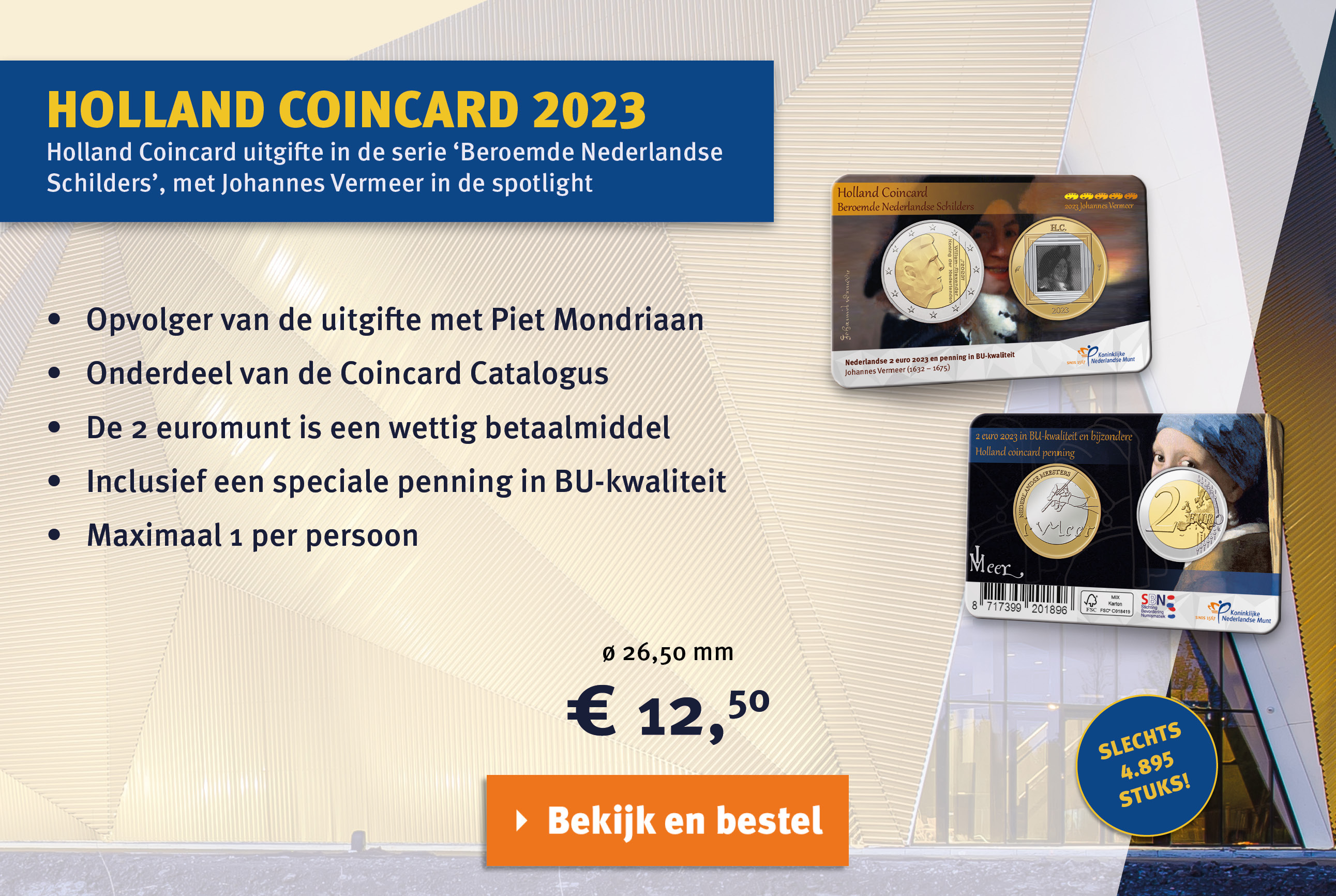 Bekijk en bestel: Holland Coincard 2023 