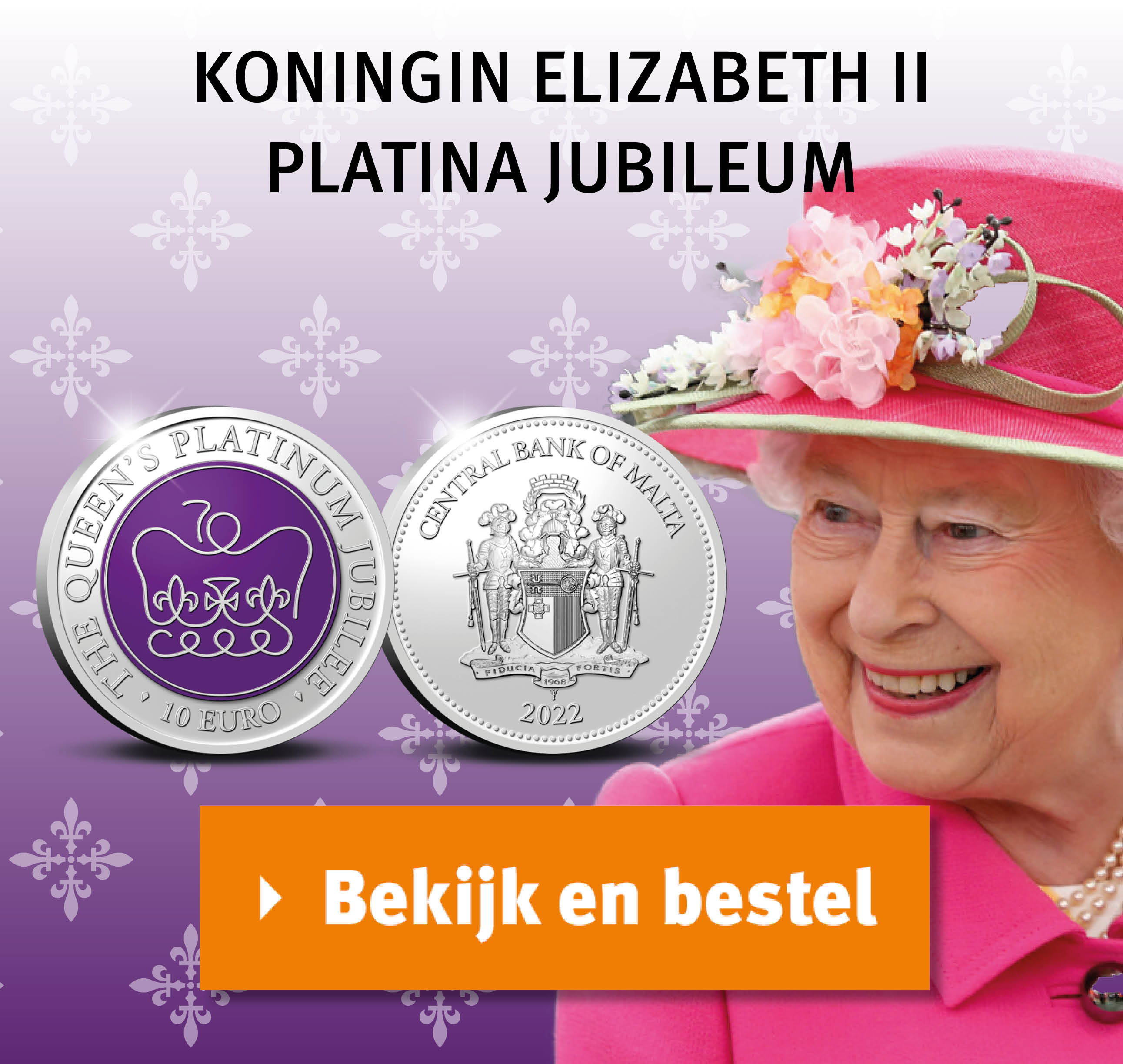 Bekijk en bestel: Koningin Elizabeth II Platina Jubileum