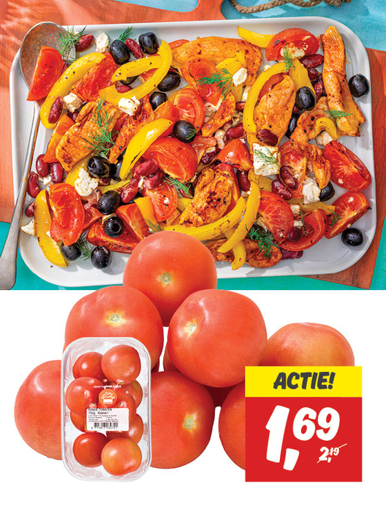 Griekse traybake met feta en tomaten