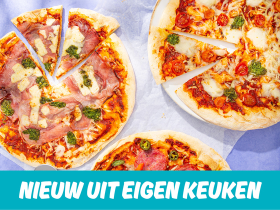 Pizza's Deka eigen keuken