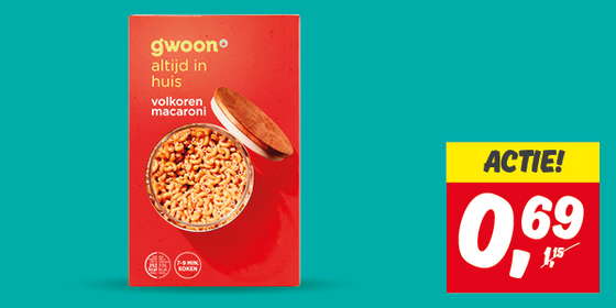 G'woon volkoren macaroni