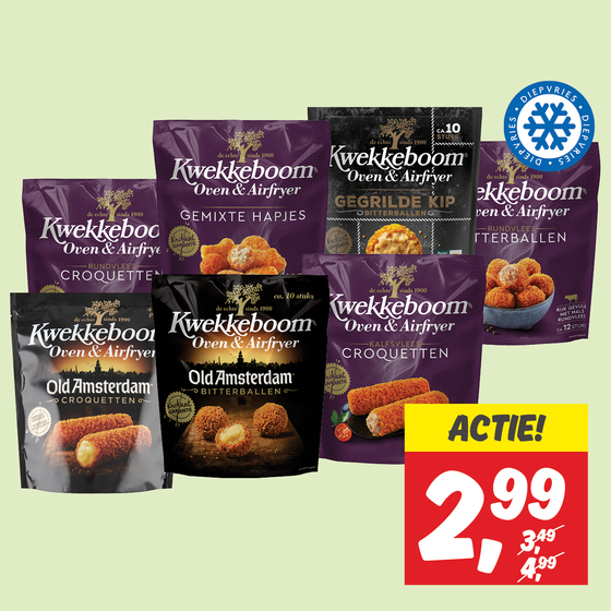 Kwekkeboom oven & airfryer snacks