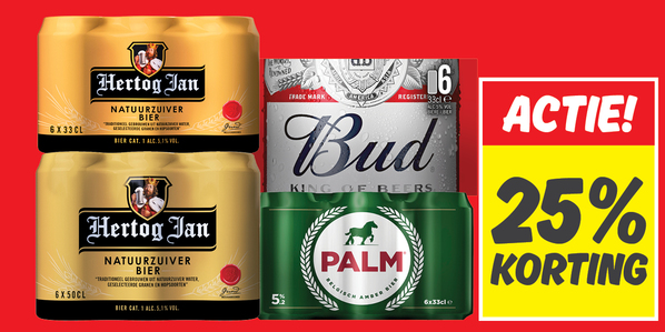 Hertog Jan, Bud, Palm of Bavaria pilsener of 0.0