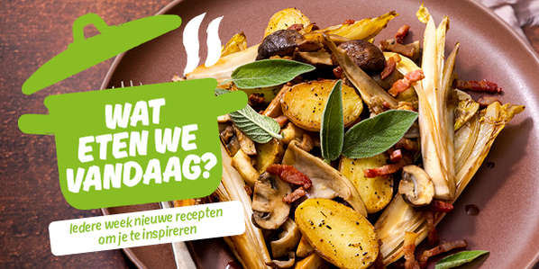 Recept gebakken witlof met krieltjes