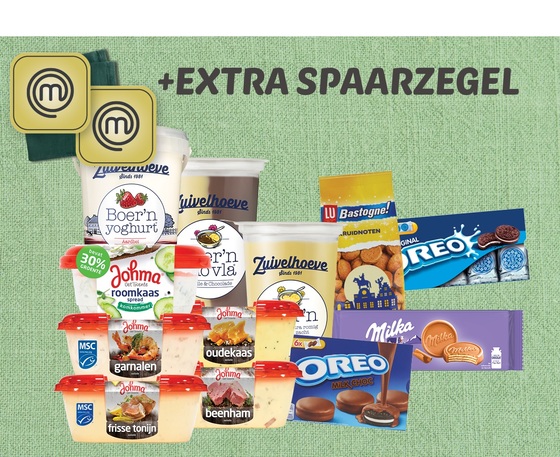 Extra zegels bij actieproducten