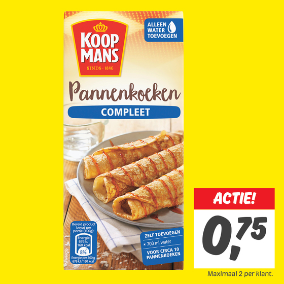 Koopmans pannenkoek compleet