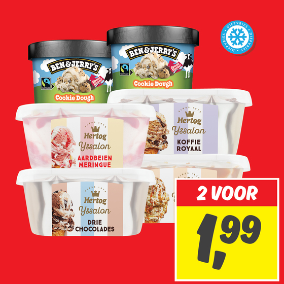 Hertog of Ben & Jerry's ijs