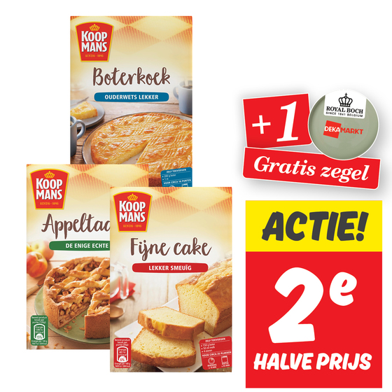 Koopmans appeltaart-, boterkoek- of cakemix