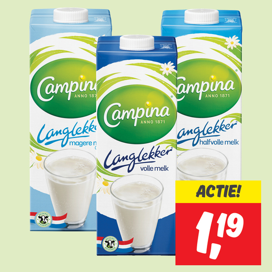 Campina langlekker houdbare melk