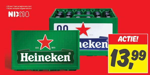 Heineken Regular of 0.0