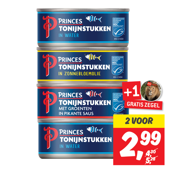 Princes Tonijnstukken